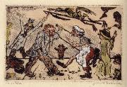 James Ensor Anger oil painting on canvas